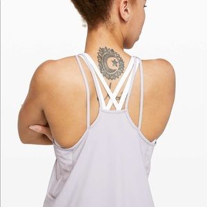 LULULEMON Run Off Route Tank Size 6